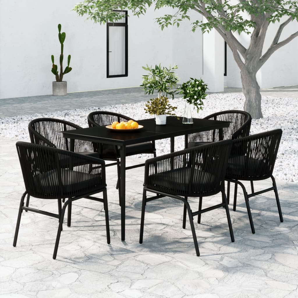 vidaXL Patio Dining Set Outdoor Garden Seat 3/5/7/9 Piece Multi Colors/Sizes-10