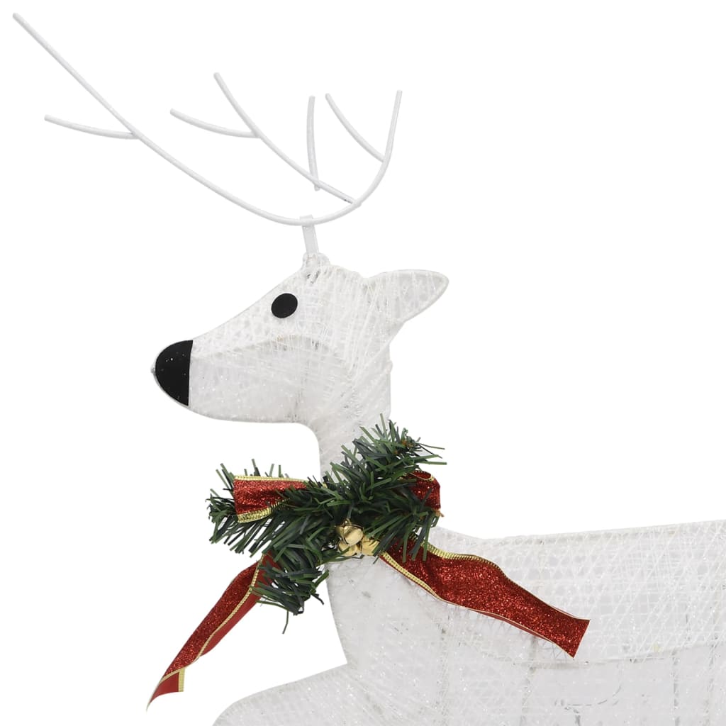 vidaXL Christmas Decoration Reindeer and Sleigh with LEDs Christmas Lighting-23