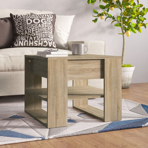 vidaXL Coffee Table Accent End Side Sofa Table for Living Room Engineered Wood-0