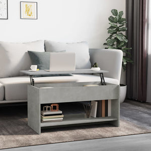 vidaXL Coffee Table Lift Top End Table Accent Side Sofa Table Engineered Wood-33