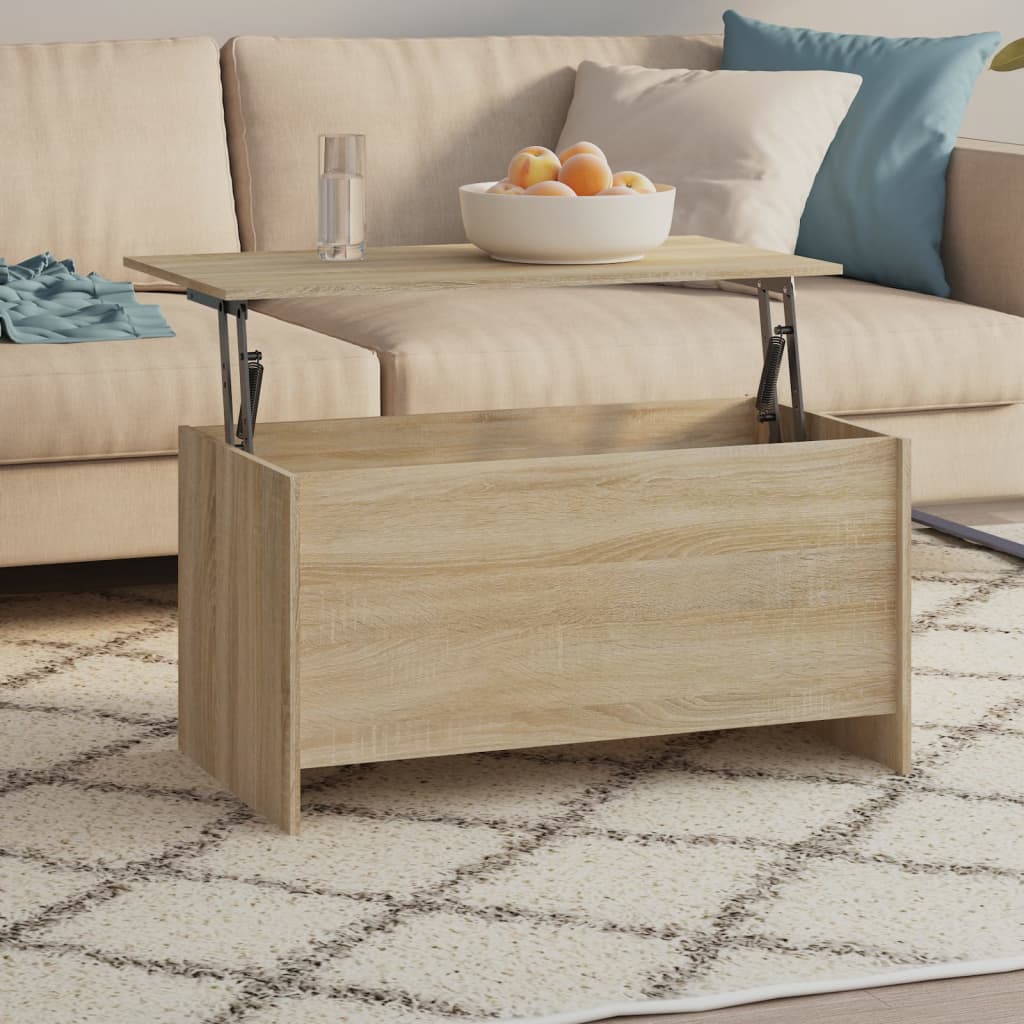 vidaXL Coffee Table Lift Top End Table Accent Side Sofa Table Engineered Wood-59