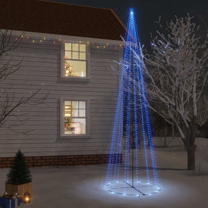 vidaXL Christmas Cone Tree Decoration Artificial Christmas Tree with LEDs-11