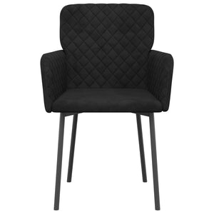 vidaXL Dining Chairs 2 Pcs Accent Upholstered Chair for Living Room Velvet-32