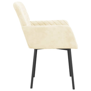vidaXL Dining Chairs 2 Pcs Accent Upholstered Chair for Living Room Velvet-24