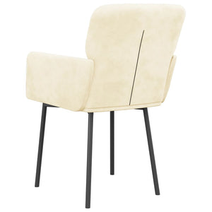 vidaXL Dining Chairs 2 Pcs Accent Upholstered Chair for Living Room Velvet-27
