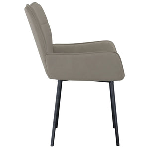 vidaXL Dining Chairs 2 Pcs Accent Upholstered Chair for Living Room Velvet-1