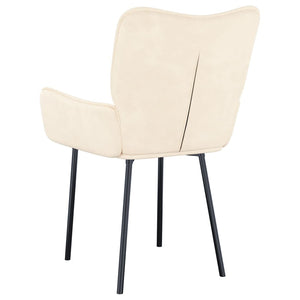 vidaXL Dining Chairs 2 Pcs Accent Upholstered Chair for Living Room Velvet-29