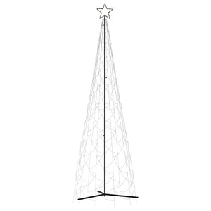 vidaXL Christmas Cone Tree Decoration Artificial Christmas Tree with LEDs-16