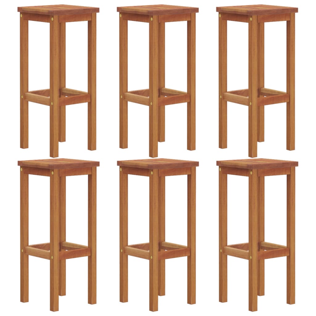 vidaXL Bar Stool Bar Seat Counter Height Stool for Pub Kitchen Solid Wood-1