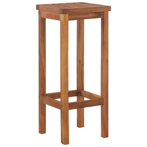 vidaXL Bar Stool Bar Seat Counter Height Stool for Pub Kitchen Solid Wood-7