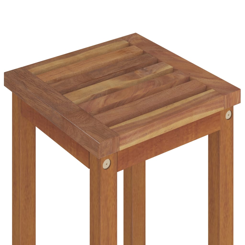vidaXL Bar Stool Bar Seat Counter Height Stool for Pub Kitchen Solid Wood-5