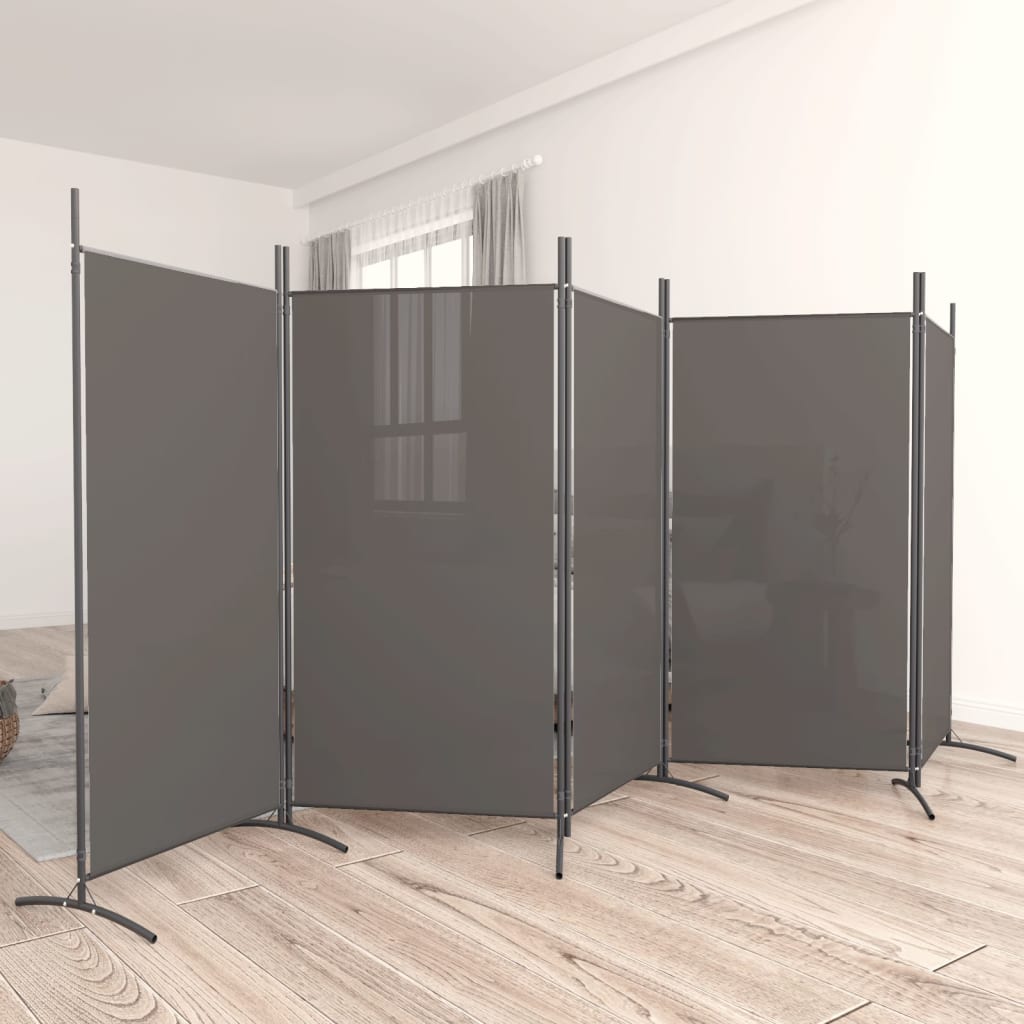 vidaXL Room Divider Panel Privacy Screen Partition Separation Office Fabric-24