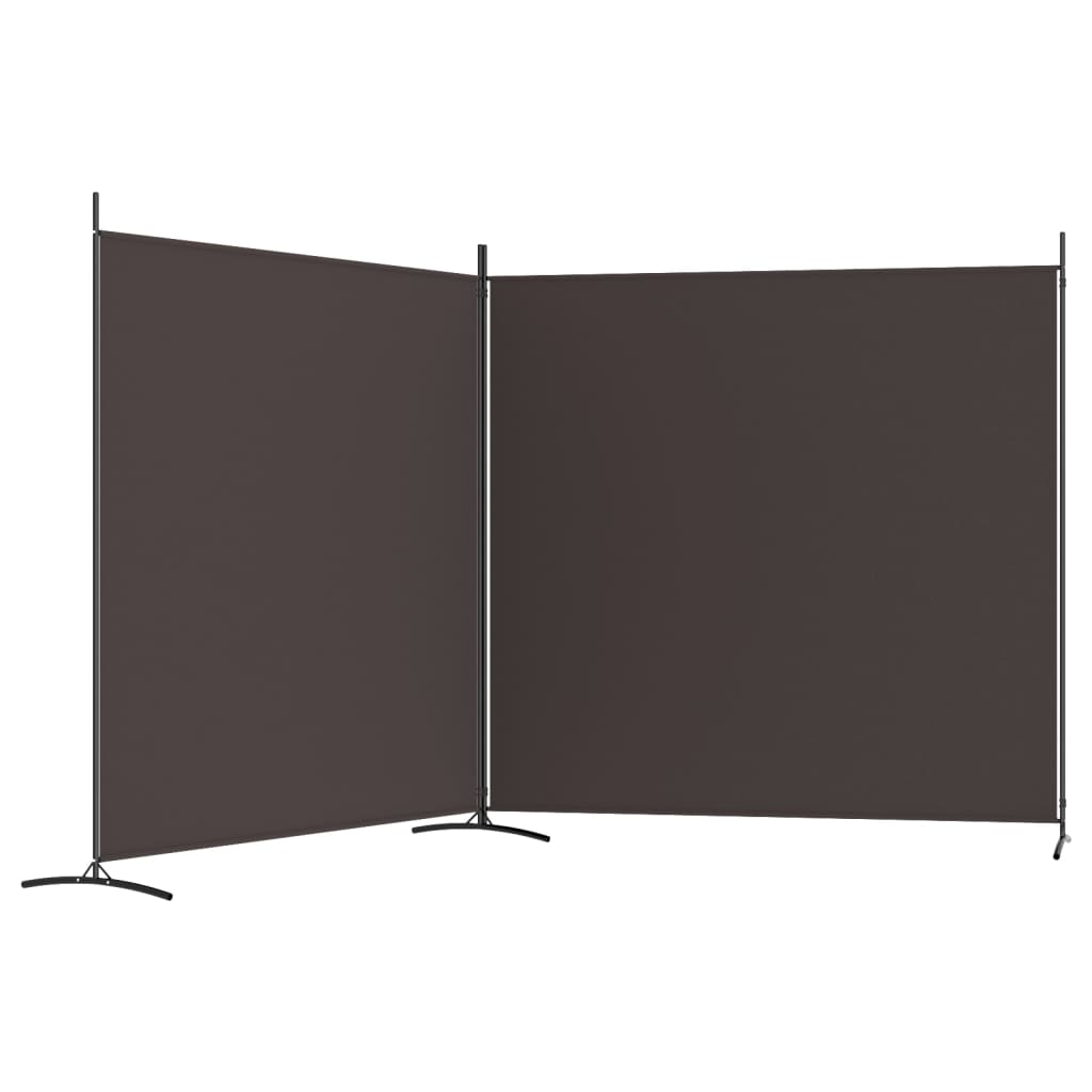 vidaXL Room Divider Folding Wall Partition Privacy Screen for Office Fabric-11