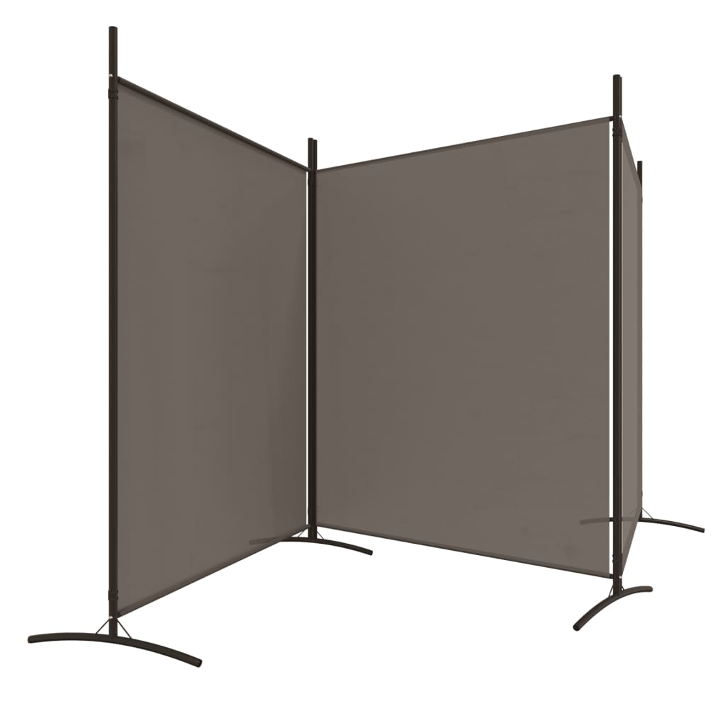 vidaXL Room Divider Folding Wall Partition Privacy Screen for Office Fabric-64