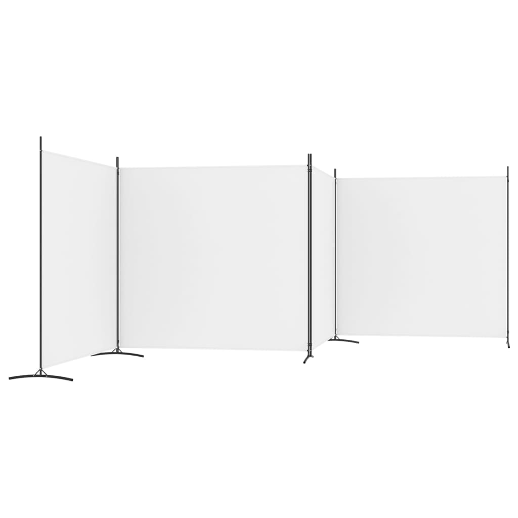 vidaXL Room Divider Folding Wall Partition Privacy Screen for Office Fabric-43