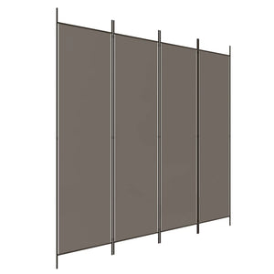 vidaXL Room Divider Folding Wall Partition Privacy Screen for Office Fabric-49