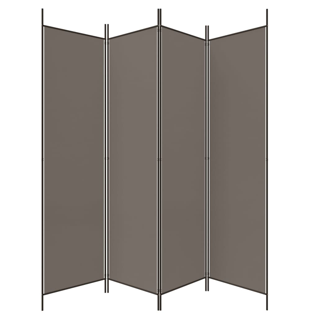 vidaXL Room Divider Folding Wall Partition Privacy Screen for Office Fabric-23