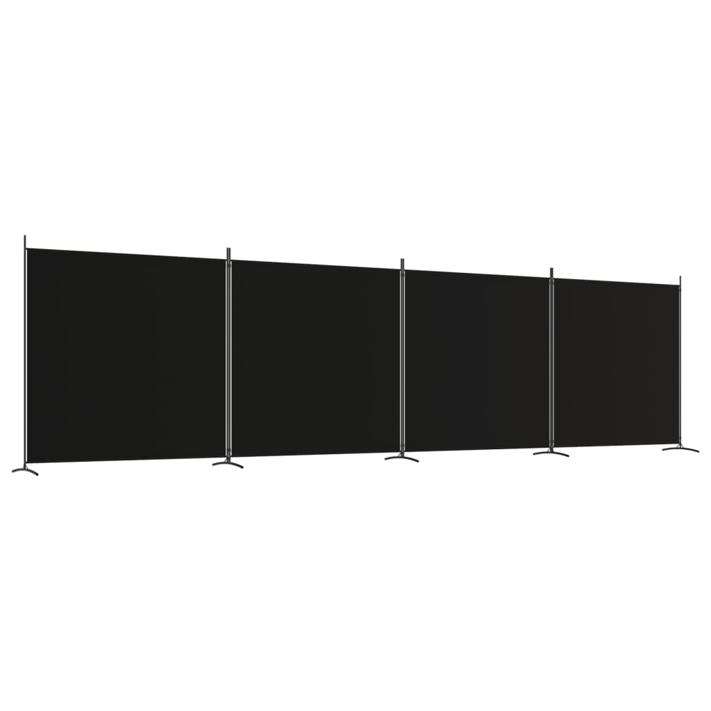 vidaXL Room Divider Folding Wall Partition Privacy Screen for Office Fabric-76