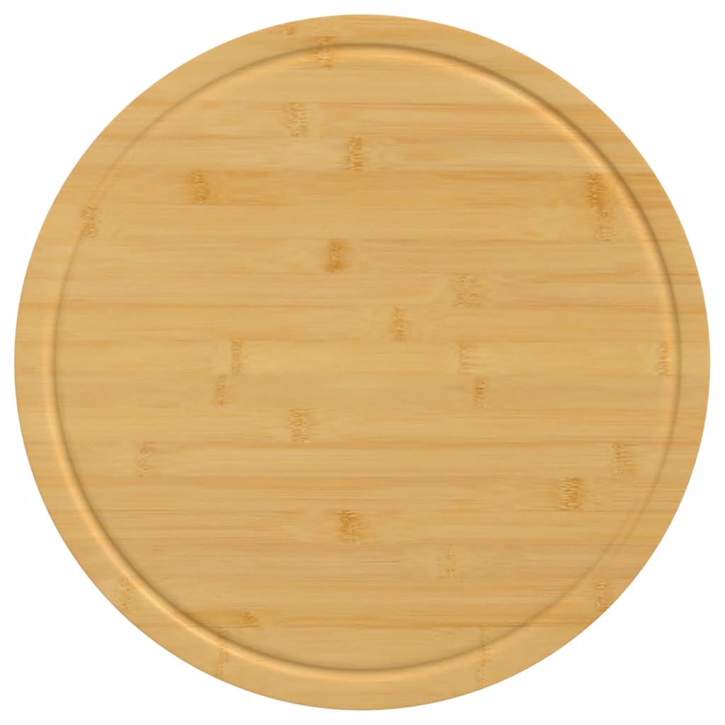 vidaXL Cutting Board Snack Cheese Board with Juice Groove for Kitchen Bamboo-18