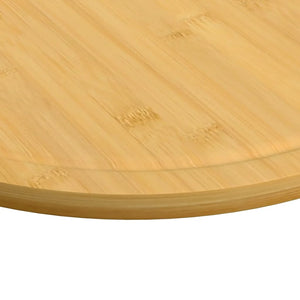 vidaXL Cutting Board Snack Cheese Board with Juice Groove for Kitchen Bamboo-21