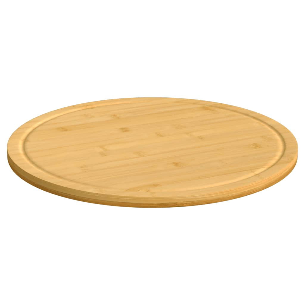 vidaXL Cutting Board Snack Cheese Board with Juice Groove for Kitchen Bamboo-7