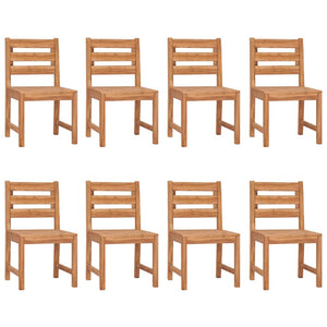 vidaXL 4/6/8x Solid Wood Pine Patio Chairs Garden Outdoor Seating Furniture-24