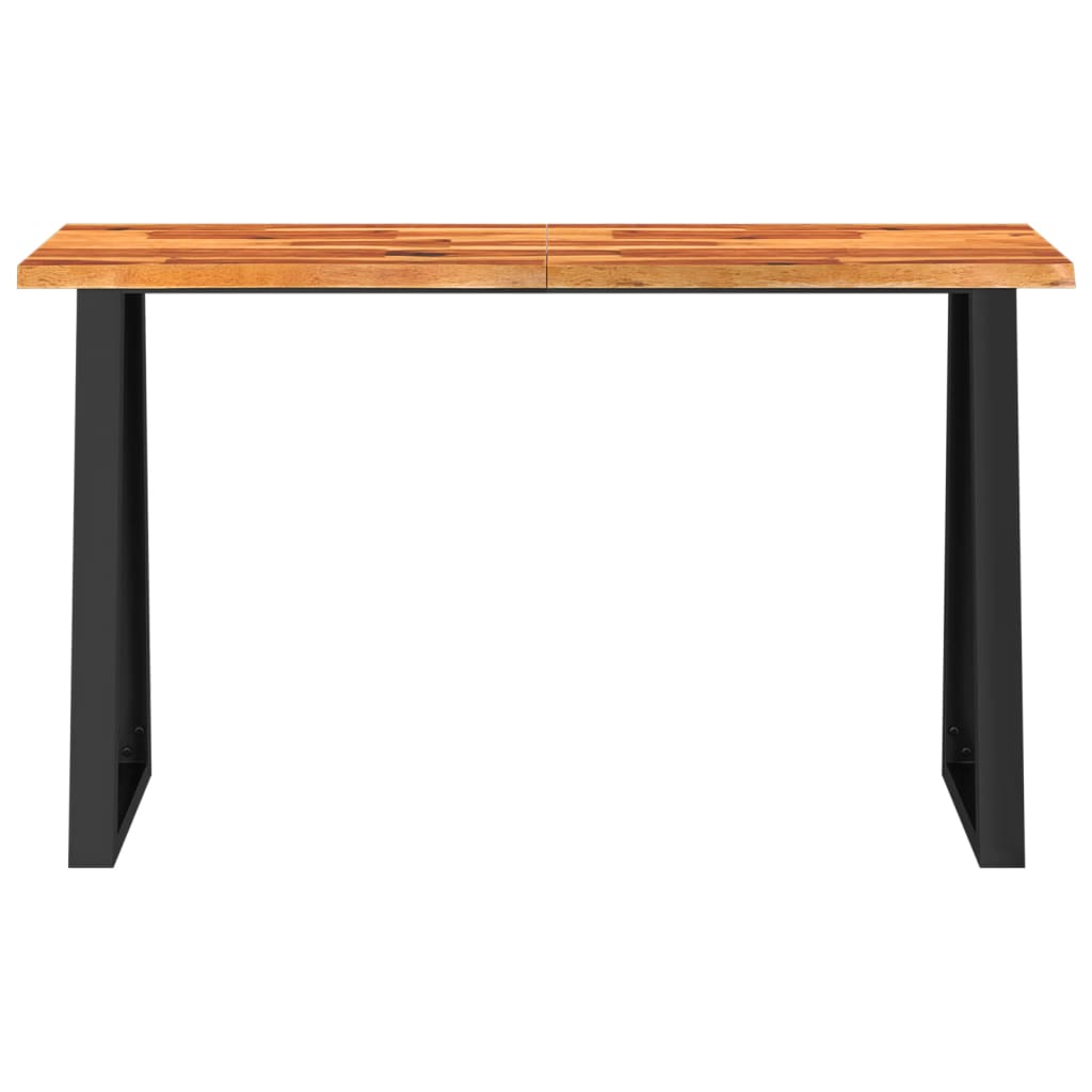 vidaXL Console Table with Live Edge Accent End Side Table Solid Wood Acacia-11