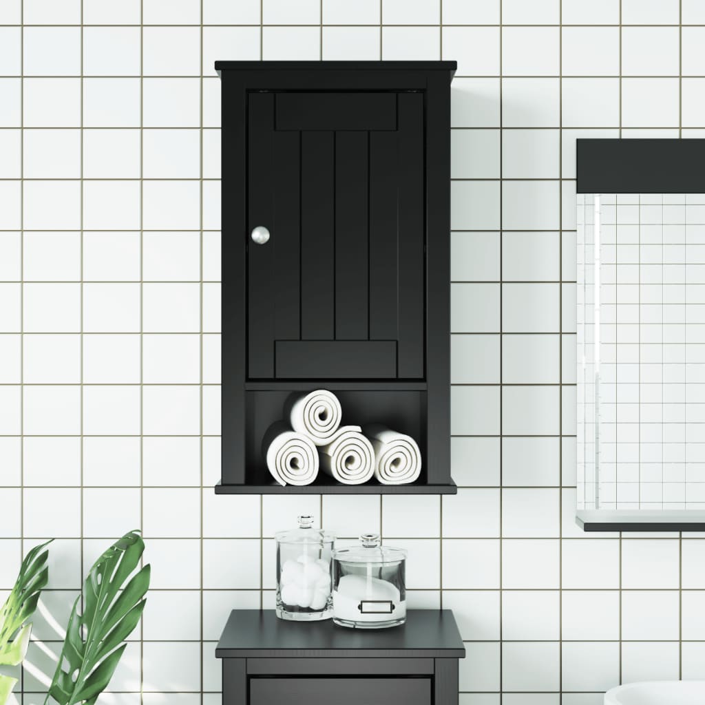 vidaXL Bathroom Wall Cabinet Storage Medicine Cabinet BERG Solid Wood Pine-6