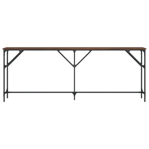 vidaXL Console Table Storage Side Sofa Desk for Living Room Engineered Wood-48