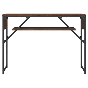 vidaXL Console Table with Shelf Behind Sofa Desk Furniture Engineered Wood-6