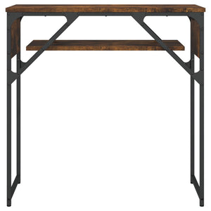 vidaXL Console Table with Shelf Behind Sofa Desk Furniture Engineered Wood-30