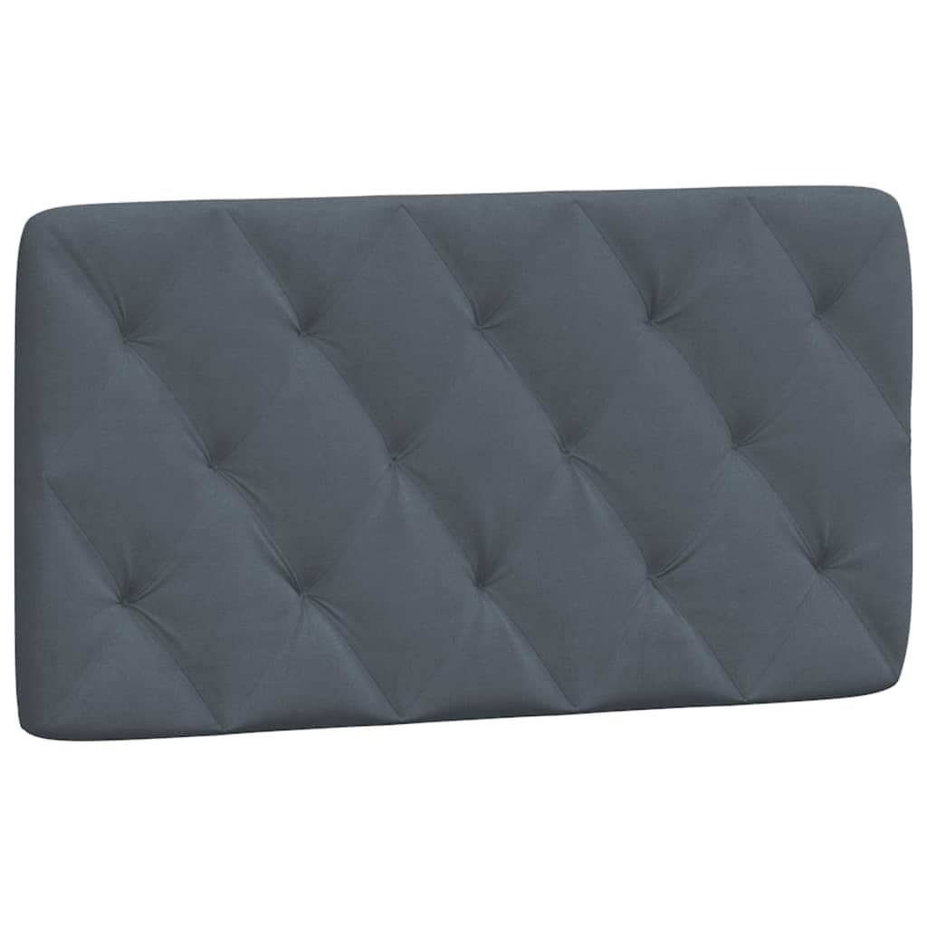 vidaXL Headboard Cushion Decorative Upholstered Pillow Back Bedroom Velvet-0