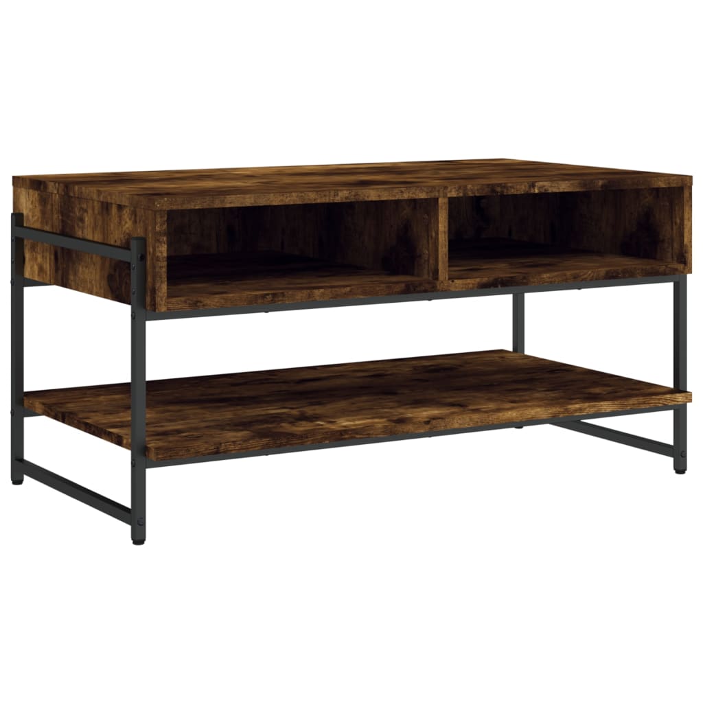vidaXL Coffee Table Accent Storage Side Living Room Furniture Engineered Wood-0