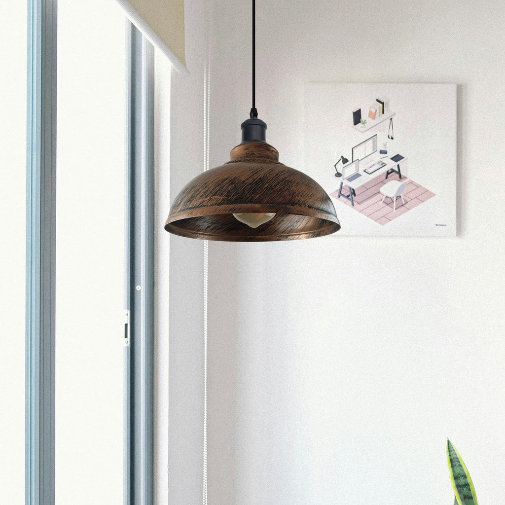 Vintage Ceiling Pendant Light  Loft Metal Lampshade Ceiling Lamp~1791-0