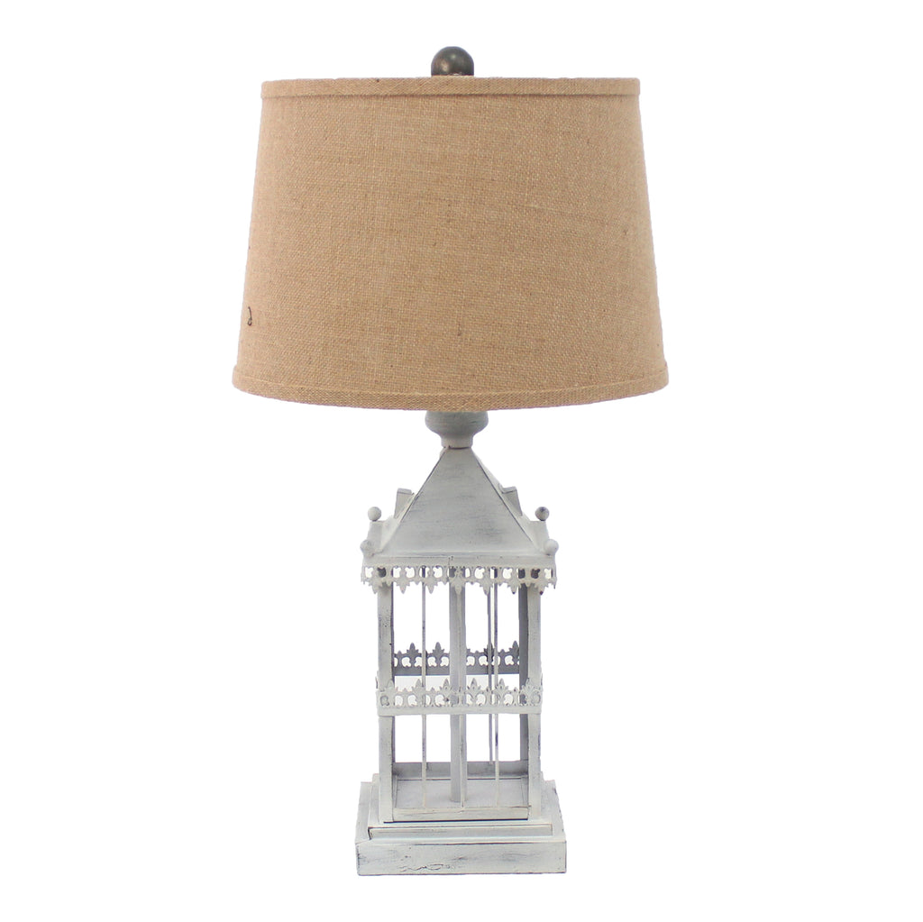 15 X 12 X 25.75 Gray Country Cottage Castle - Table Lamp - 99fab 