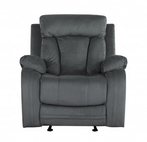 120" Modern Grey Fabric Sofa Set