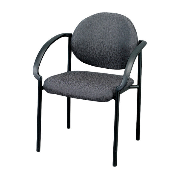 Set Of Two Black Fabric Seat Swivel Adjustable Task Chair Fabric Back Steel Frame - 99fab 