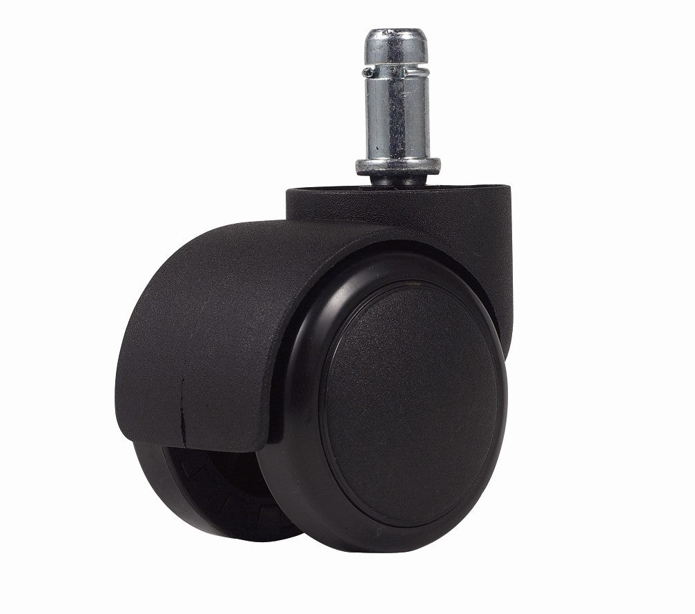 Black Soft Dual Wheel Casters Only - 99fab 