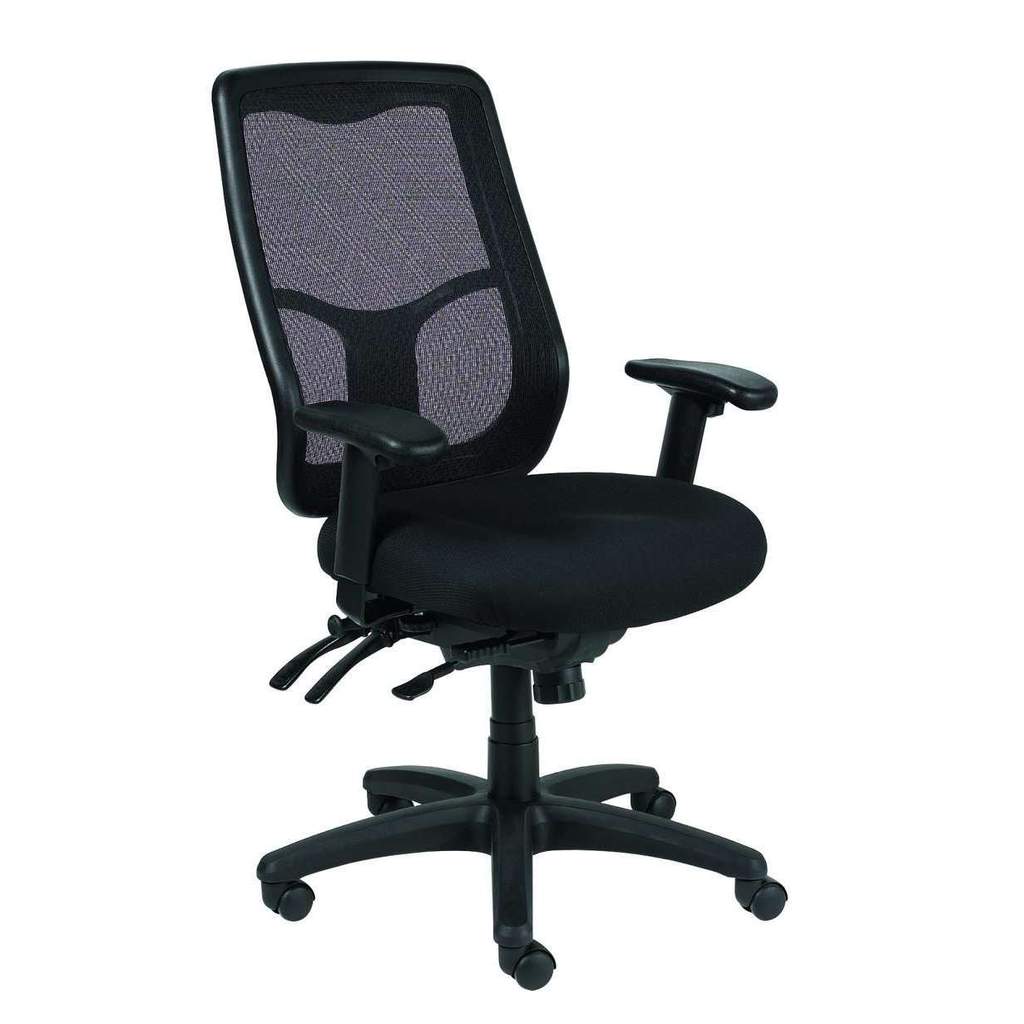 Green Fabric Seat Swivel Adjustable Task Chair Mesh Back Plastic Frame - 99fab 