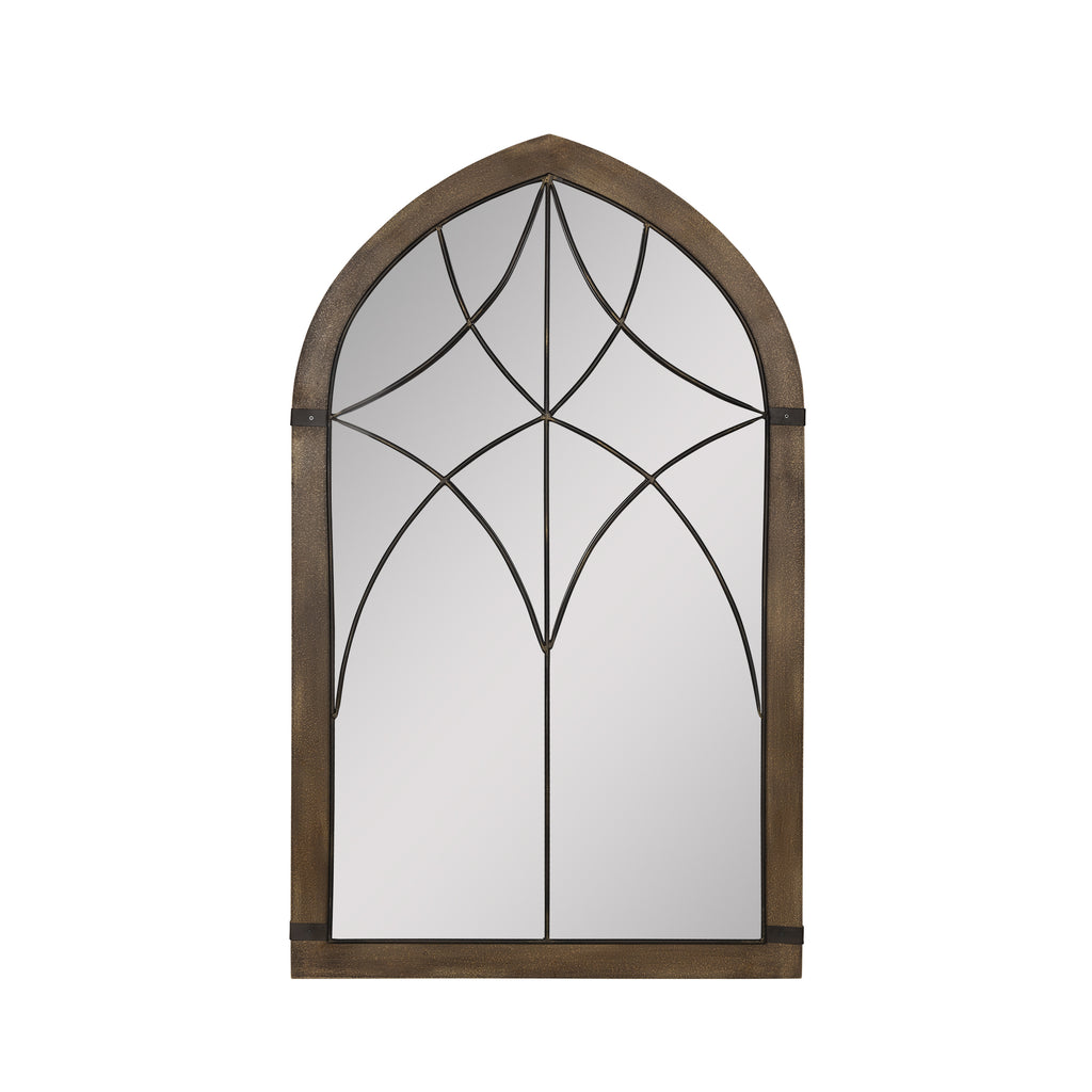 Cathedral Wood Framed Vintage Mirror - 99fab 