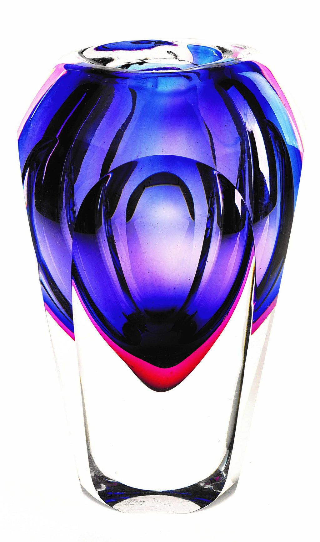 9 Purple Art Glass Vase - 99fab 