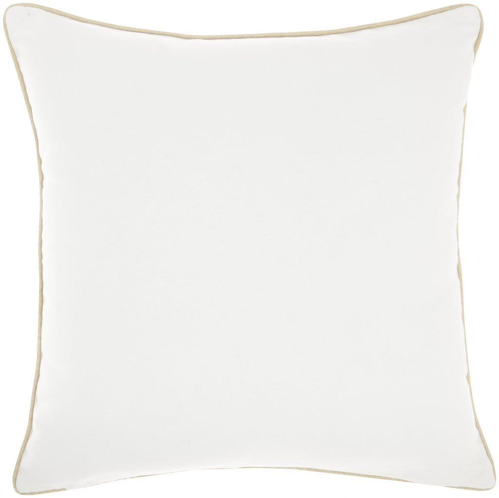 Cream Sequined Ombre Throw Pillow - 99fab 