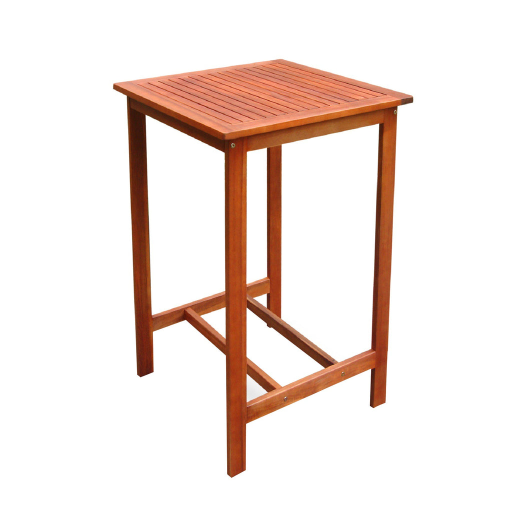 Chestnut Brown Square Bar Table - 99fab 