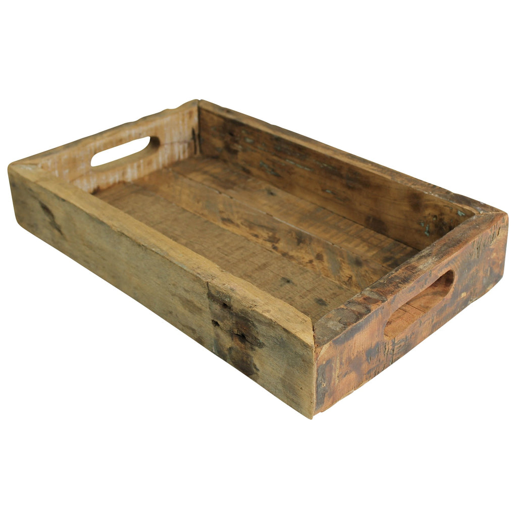 Petite Wooden Block Serving Tray - 99fab 