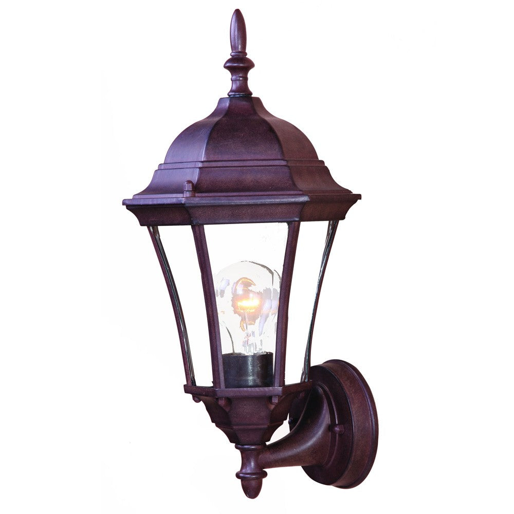 Dark Brown Carousel Lantern Wall Light - 99fab 