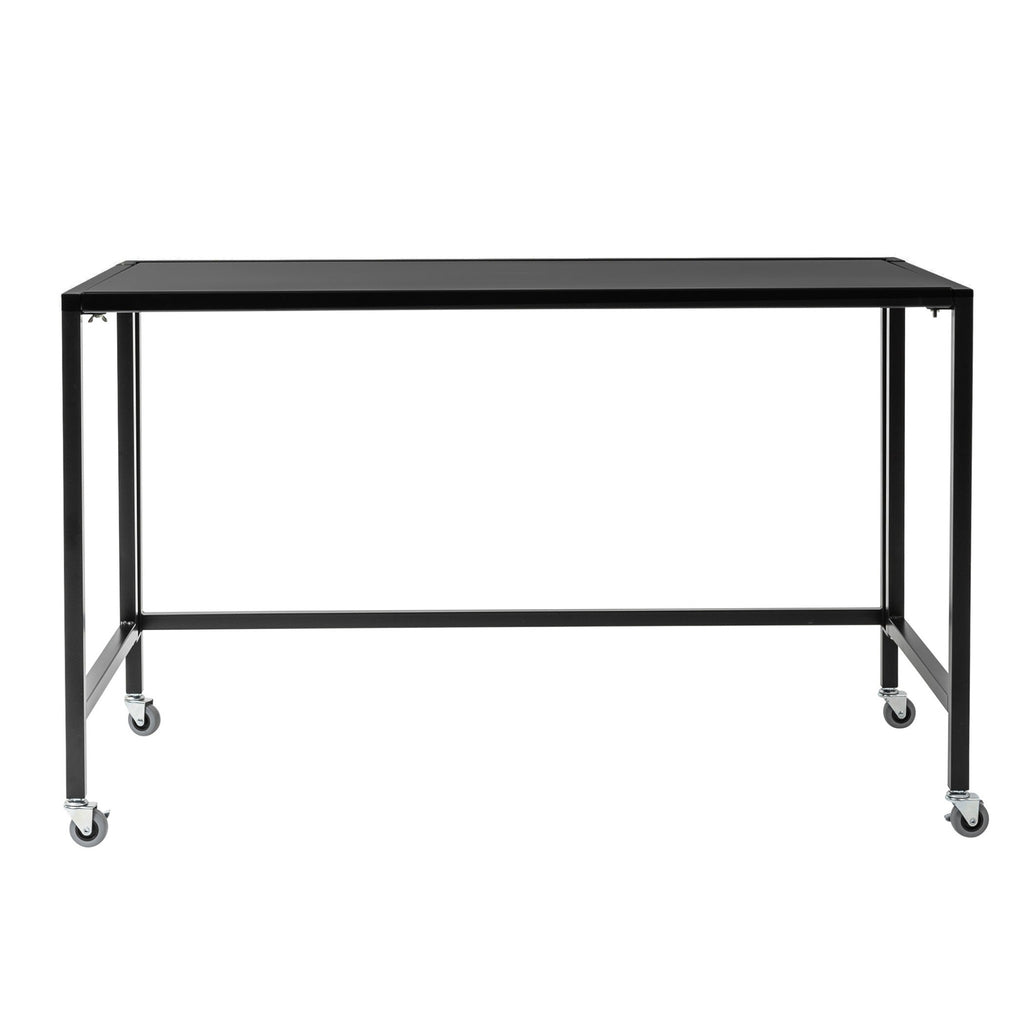 Black Minimalist Metal Folding Table Desk - 99fab 