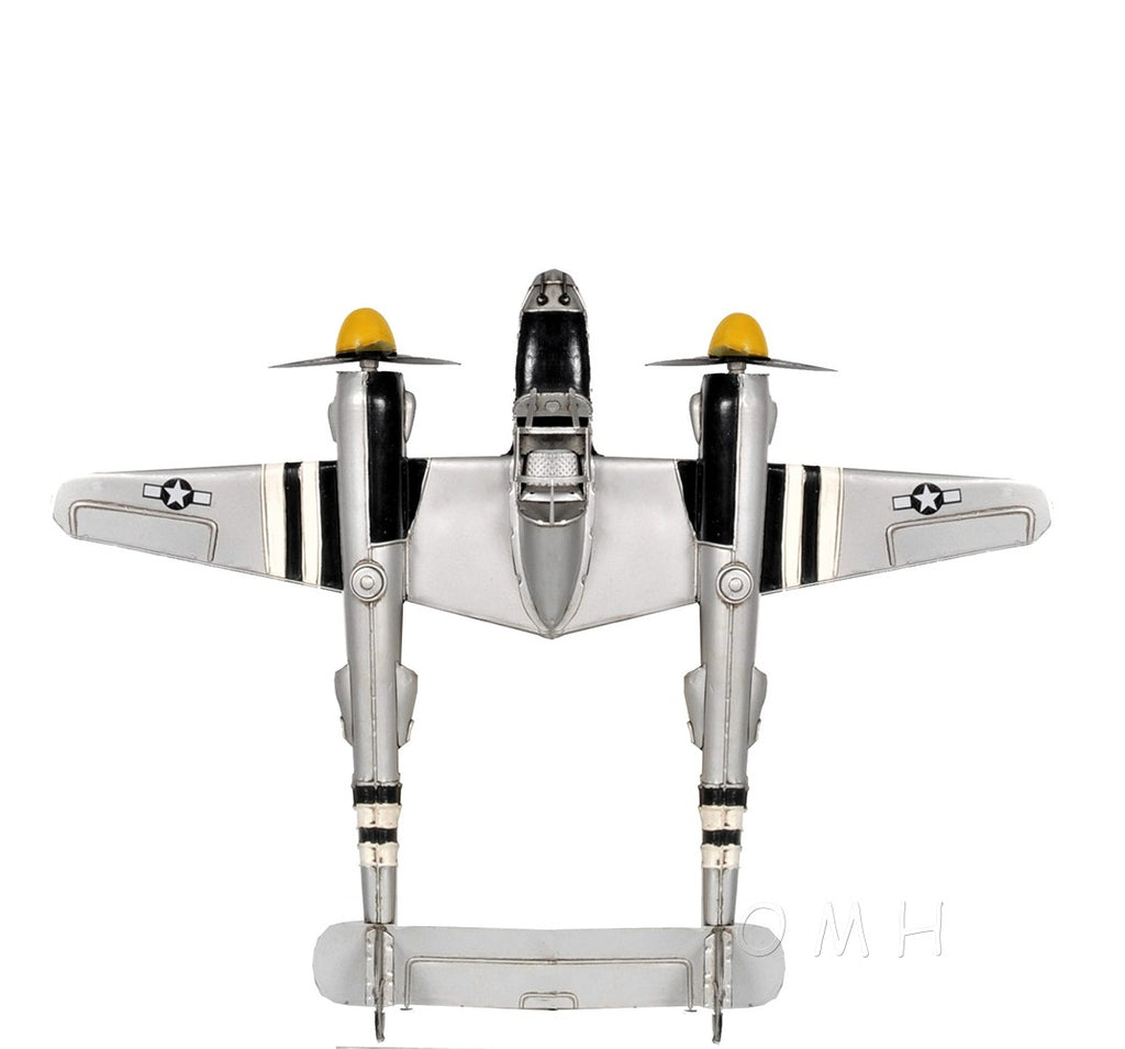 c1941 Lockheed P-38 Lightning Fighter Sculpture - 99fab 