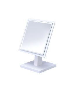 9" Painted Rectangle Makeup Shaving Tabletop Mirror Freestanding With Frame