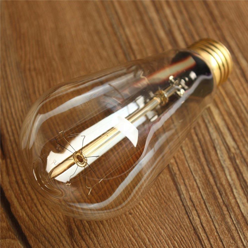 E26 ST64 60W Vintage Retro Industrial Filament Dimmable Bulb~1145-2