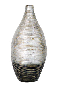 Genie Spun Bamboo Light to Dark with Coconut Shell Vase